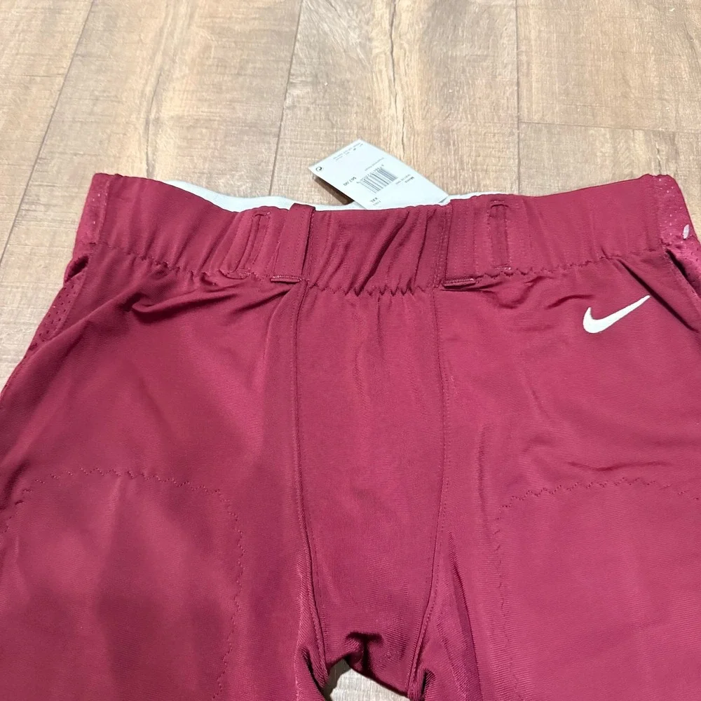 NWT Nike Mens‎ Football Integrated Padded Pants Maroon Burgundy 908728-669 XXL